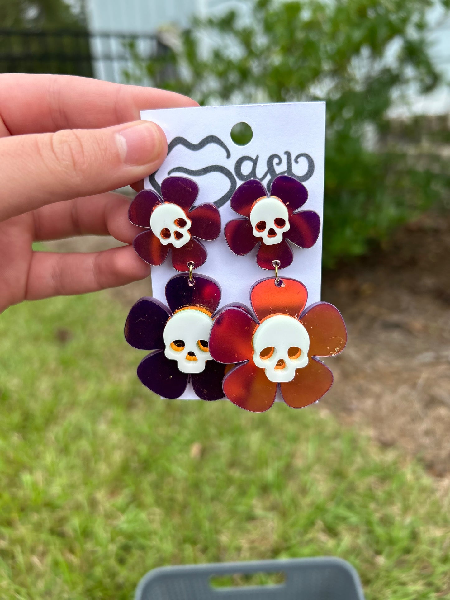 Skull Flower Purple